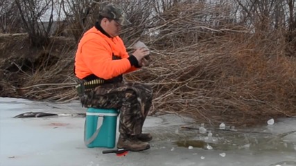 Зимен риболов на дупка с жерлици и стръв - на риболов за щука