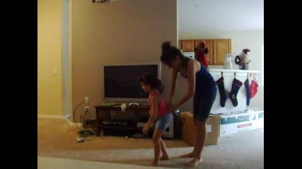 bethany getting a wedgie!