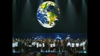 Погребението на Майкъл Джексън - We are the World and Heal the World (live)