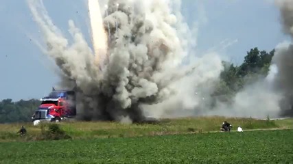 Експлозии на снимачната площадка на * Трансформърс 4 * - град Ейдриън, щата Мичигън (юни, 2013)