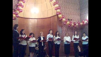 Small amateur choir performs a Christmas concert 
