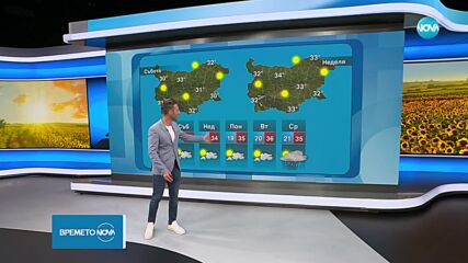 Прогноза за времето (05.07.2024 - обедна емисия)