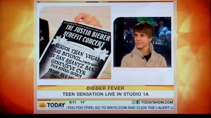 Бийбър в Today Show / 2011 /