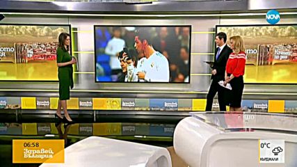 Подигравки за Роналдо – огледа се в телефон след удар в лицето
