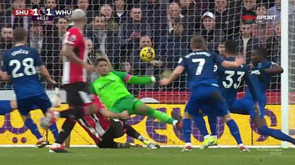 Sheffield United FC with a Goal vs. West Ham United