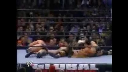 W W E Title Match Triple H vs The Rock vs Brock Lesnar [2/2]