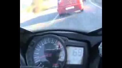 Ghost rider си чупи главата 