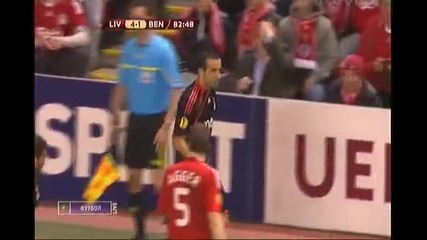Liverpool - Benfica - 4 - 1 torres goal 