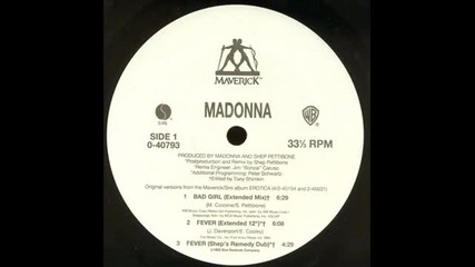 Madonna - Bad Girl ( Extended Mix ) 1992
