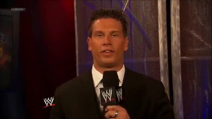 John Cena backstage interview