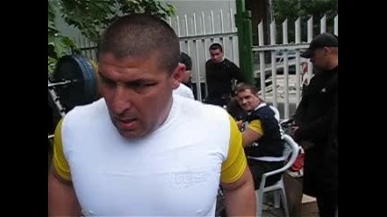 Спортен празник 23.05.2010г гр Раковски Клякане 210кг