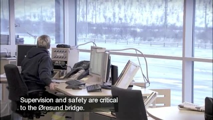 Мостът/тунел Oresund Свързващ Швеция с Дания 