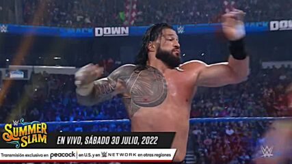 Edge & Los Mysterio vs Roman Reigns & Los Usos: SmackDown, Julio 16, 2021 (Lucha Completa)