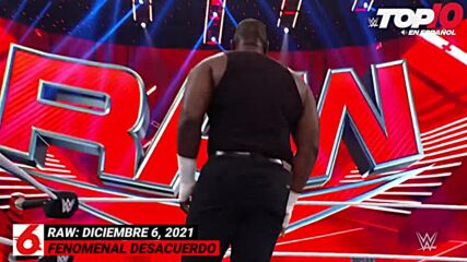 Top 10 Mejores Momentos de RAW: WWE Top 10, Dic 6, 2021