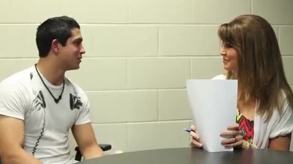 Tna President Dixie Carter presents Tj Perkins (aka Manik) with his Tna Contract