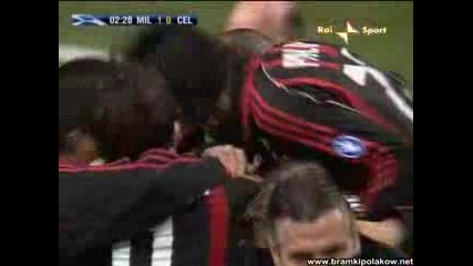 Ac Milan - Celtic 1:0 Kaka Goal