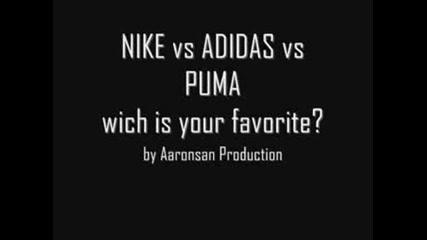 Nike vs Adidas vs Puma