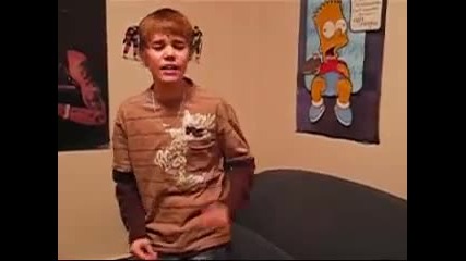 Justin Bieber singing