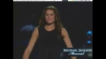Brooke Shields To Michael Youll always have me.