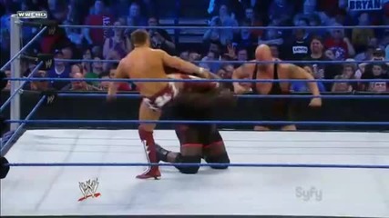Daniel Bryan's On-knees Kicks combo