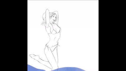 How to draw A manga pin - up 