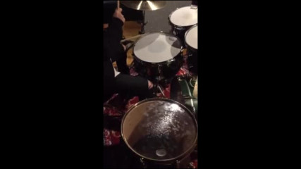 Yuuki Initiall playing the drums
