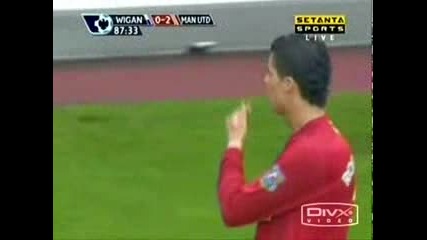 Ronaldo Showing Whos The Champion