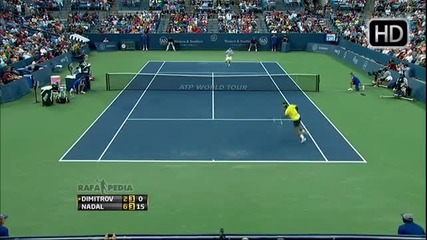 Nadal vs Dimitrov - Cincinnati 2013 - Part 1!