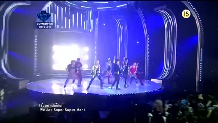 Super Junior - Super Man ~ M!countdown (11.08.11)