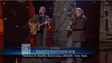 Dave Matthews Neil Young Live at Hope for Haiti Now Telethon 