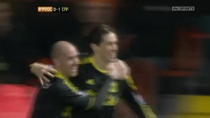 Blackpool 0 - 1 Liverpool ( Fernando Torres )