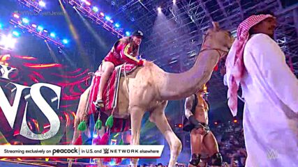 Riddle shocks Randy Orton with spectacular camel entrance: WWE Crown Jewel 2021 (WWE Network Exclusive)