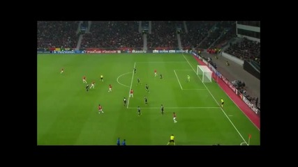 Юнайтед си осигури място на 1/8-финалите / Байерн Леверкузен 0:5 Манчестър Юнайтед