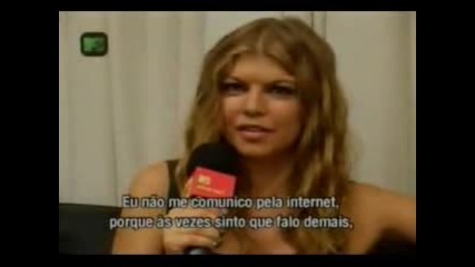 Fergie Interview / i nie v BG te obi4ame ujasno mn (h),ne samo horata ot Brasil ;( /