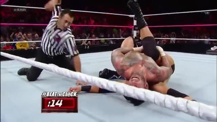 Cm Punk vs. Curtis Axel - Beat the Clock Match