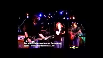 Paramore Recorded Live At Fearless Music, Nyc 2005 ;; All We Know