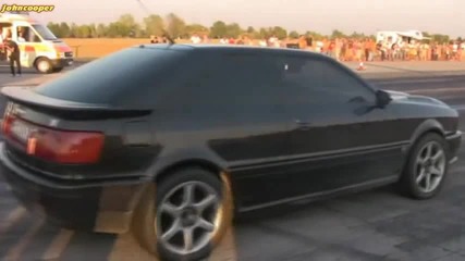 Audi S2 Coupe vs Mitsubishi Evo 8