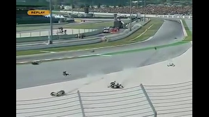 Трагичен инцидент в Motogp - Misano 2010 