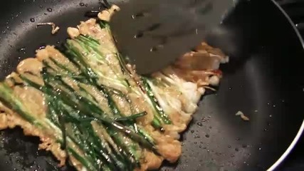 Корейска кухня Green onion pancake