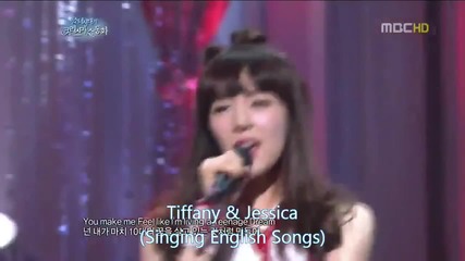 Snsd Jessica & Tiffany Singing In English [hd]