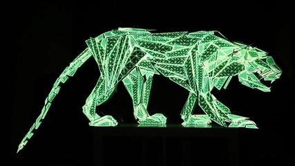 Video Mapping 3d sculpture