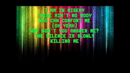 Misery - Maroon 5 - Lyrics on Screen