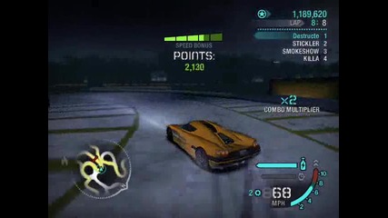 Need For Speed Carbon drift - 1,2m
