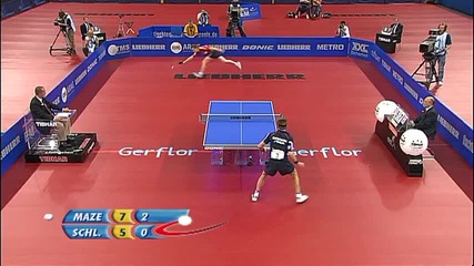 Table Tennis - Michael Maze vs Werner Schlager Final 2009 Hq