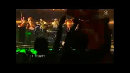 Eurovision Song Contest 2008 Final - Turkey High Quality mor Ve Otesi 