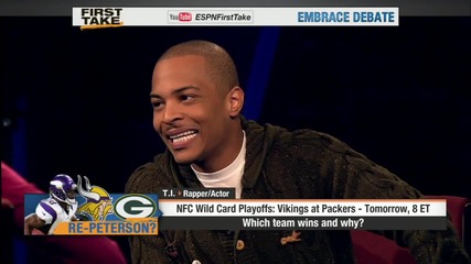 T.i. прави прогноза за мача Vikings - Packers