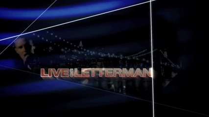 The Killers - Spaceman (live On Letterman)