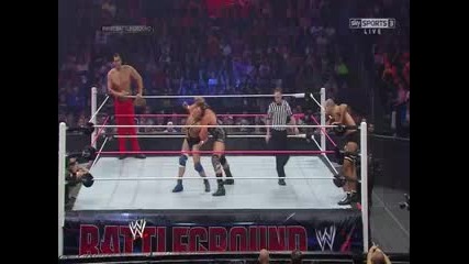 The Real Americans vs. Santinto Marella & Khali - Wwe Battleground 2013 06.10.2013