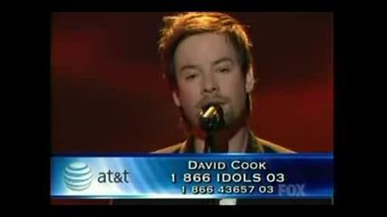 David Cook - First Time Ever I Saw Your Face