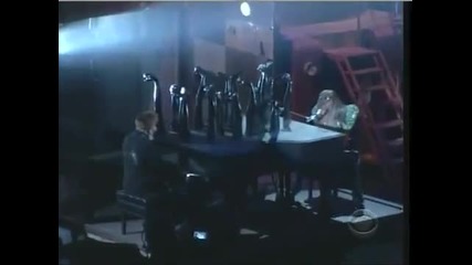 Lady Gaga and Elton John - Poker Face, Speechless, Your Song (live) 